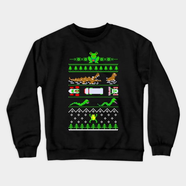 Froggin Christmas Crewneck Sweatshirt by Nerd_art